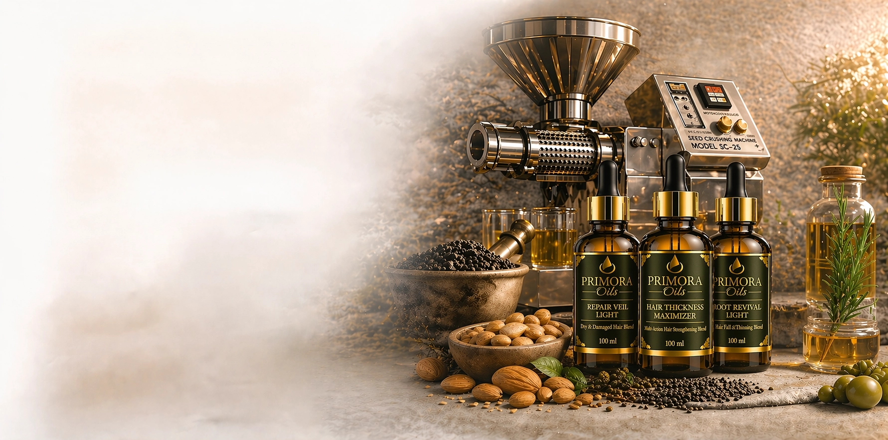 Primora Oils premium cold-pressed oils